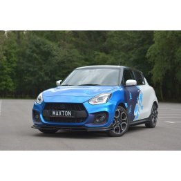 Накладка сплиттер на передний бампер на Suzuki Swift IV Sport